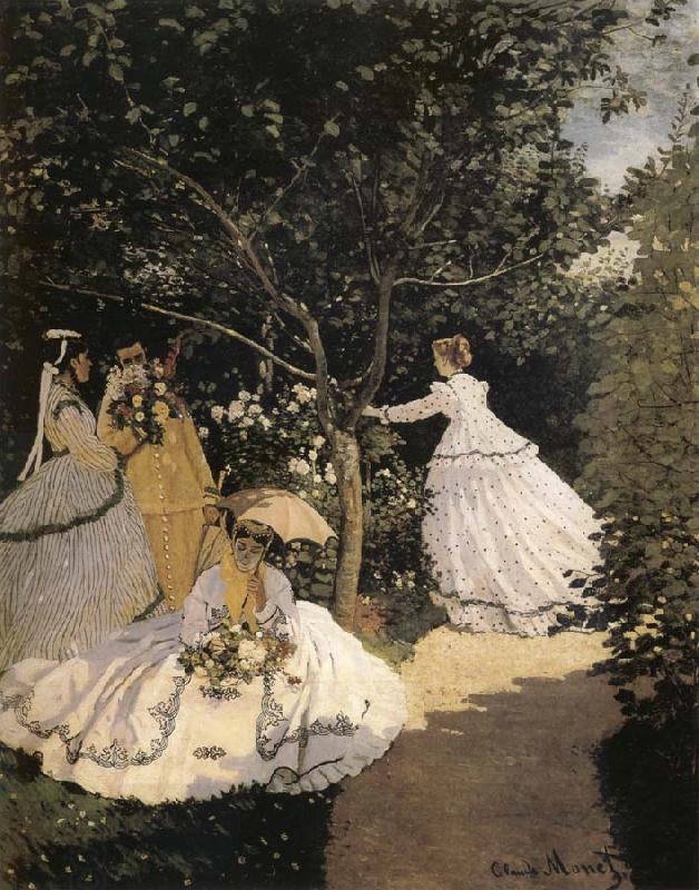 Claude Monet Women in the Garden China oil painting art